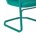 Lot de 2 chaises d'extérieur Ridgeland – Brillant turquoise – Crosley