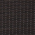 Fauteuil d'angle en osier d'extérieur Palm Harbor - Gris - Crosley : Structure en acier, résistant aux UV, Coussins en polyester