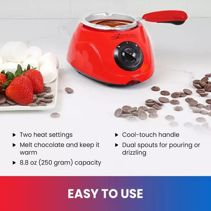 Total Chef 8.8oz Chocolatiere Chocolate Melter and Fondue Pot