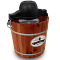 Elite Cuisine 4qt Old Fashioned Vintage Electric Ice Cream Maker Machine