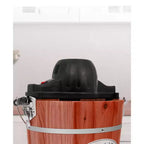 Elite Cuisine 4qt Old Fashioned Vintage Electric Ice Cream Maker Machine