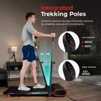 Tapis de course intelligent Sunny Health & Fitness Slim avec exerciseur de bras