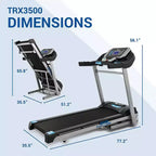 Tapis de course XTERRA Fitness TRX3500