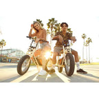 Razor Rambler Step Over Electric Scooter - Beige: 350W Motor, 15.5 mph Speed