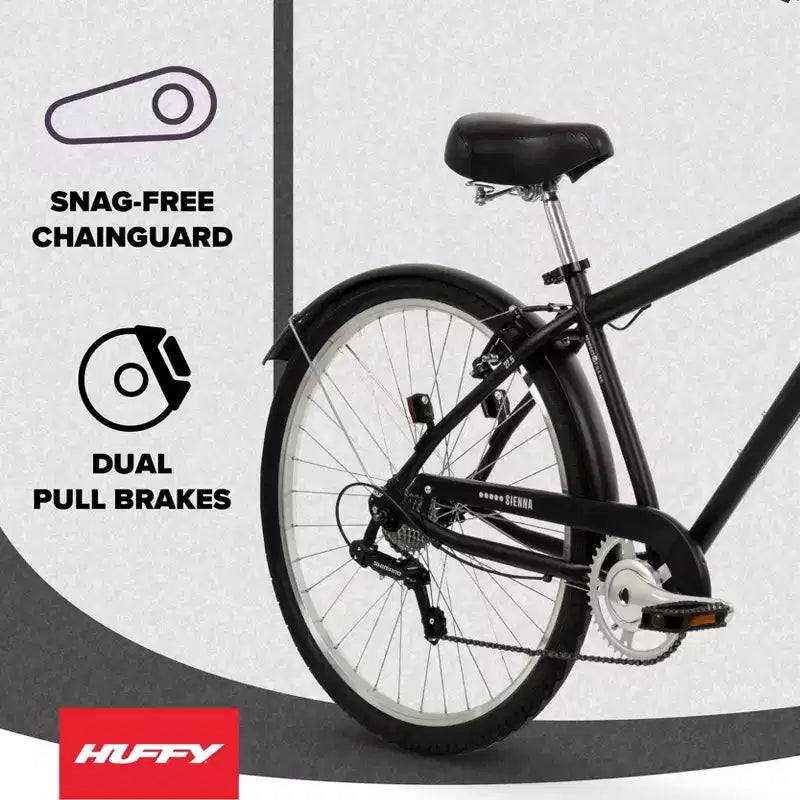 Huffy Sienna 27.5" M Comfort Bike - Black