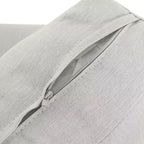 Christopher Knight Home Chaise Wevin en aluminium avec coussins, Gris clair