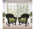 HomeStock Lot de 2 chaises contemporaines chics avec coussin et pieds chromés
