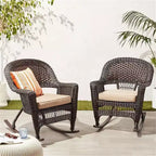 HomeStock Lot de 2 chaises contemporaines chics avec coussin et pieds chromés