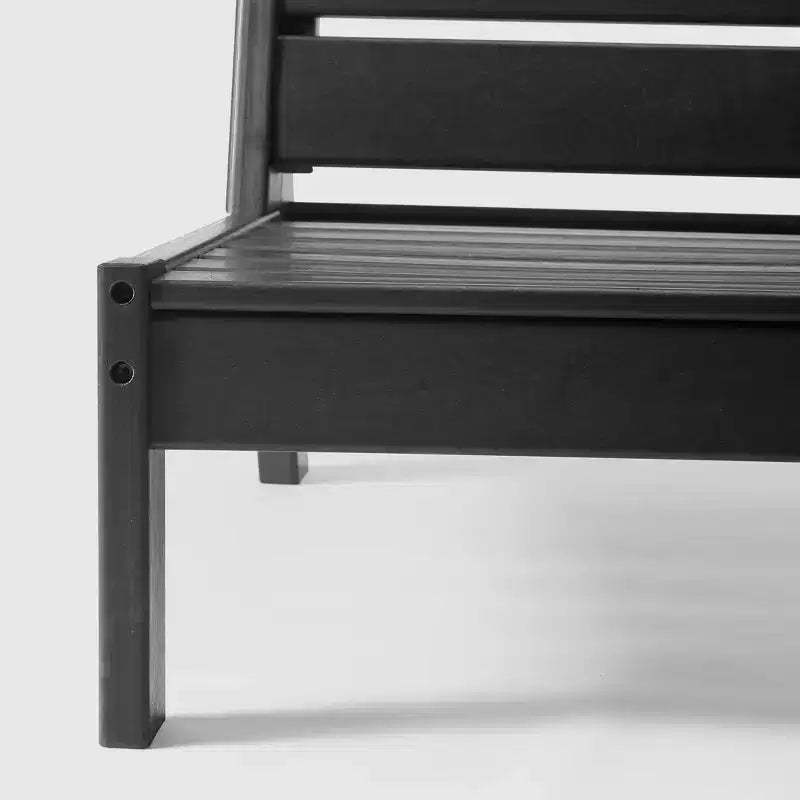 Westintrends Avalon Outdoor Patio Hdpe Deep Seating Modular Armless Chair