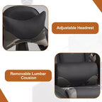 BestMassage Racing Gaming Chair Office Massage Chair with Massage Function Lumbar Support PU Leather for Adult