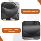 BestMassage Racing Gaming Chair Office Massage Chair with Massage Function Lumbar Support PU Leather for Adult