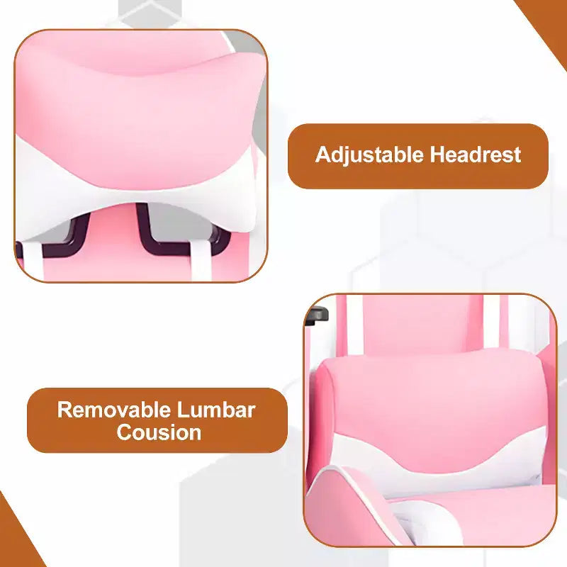 BestMassage Racing Gaming Chair Office Massage Chair with Massage Function Lumbar Support PU Leather for Adult