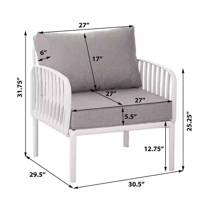 Christopher Knight Home Hester Outdoor Polypropylene Upholstered Club Chair