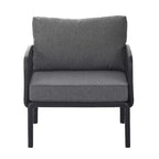 Christopher Knight Home Hester Outdoor Polypropylene Upholstered Club Chair (Set of 2)