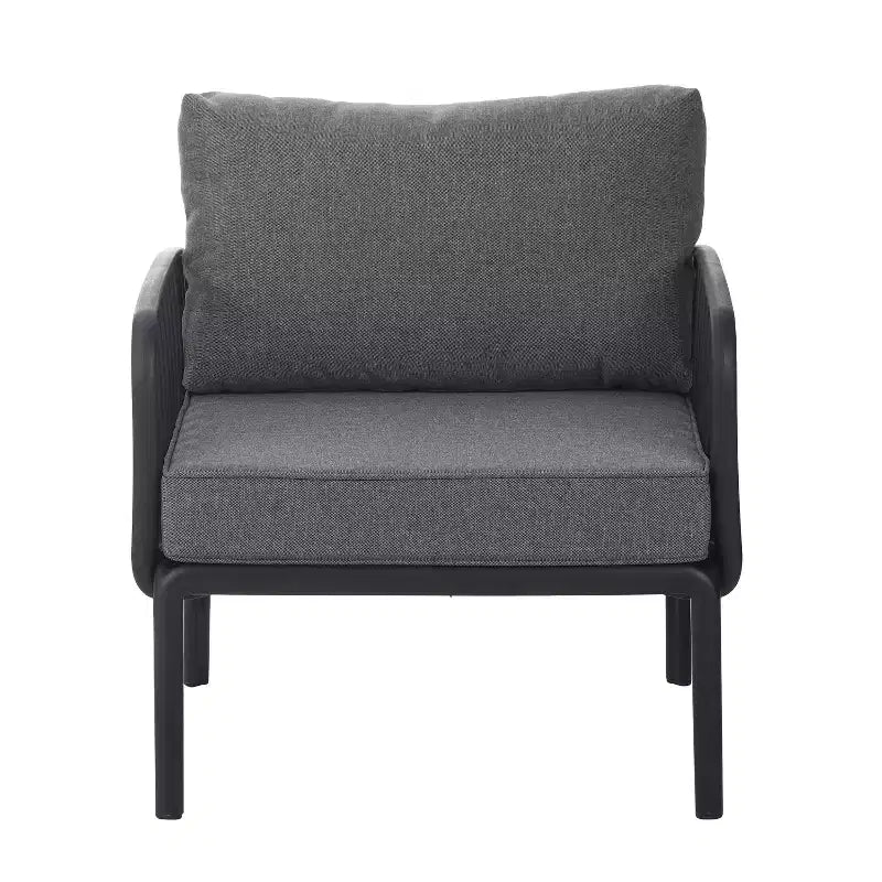 Christopher Knight Home Hester Outdoor Polypropylene Upholstered Club Chair (Set of 2)