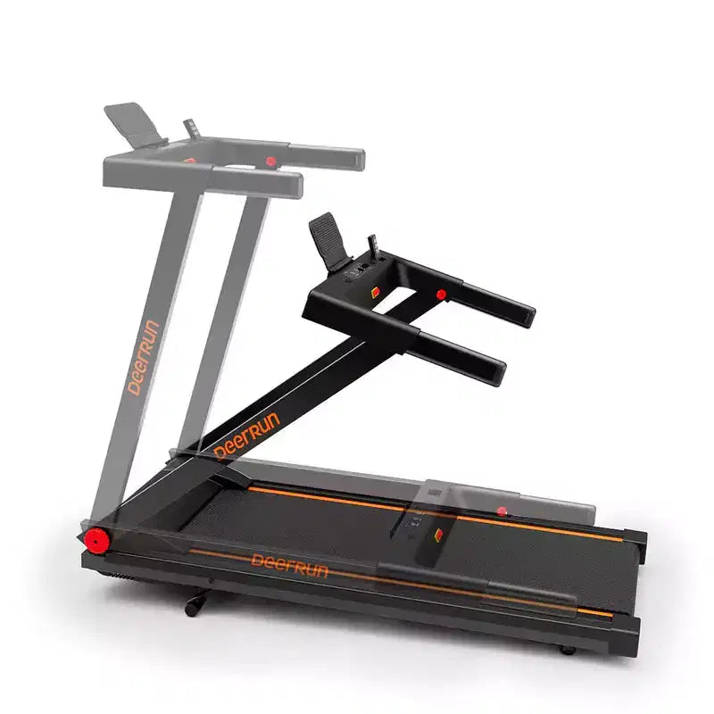 DeerRun A1 Ultra Folding Smart 6% Incline Treadmill 0.6-7.5mph 39.37*16.53 Inch Belt Treadmills