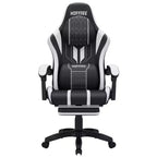 Hoffree Extra Large Massage Gaming Chair Ergonomic Office PC Chair with Footrest & Adjustable