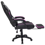 Hoffree Extra Large Massage Gaming Chair Ergonomic Office PC Chair with Footrest & Adjustable