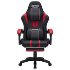 Hoffree Extra Large Massage Gaming Chair Ergonomic Office PC Chair with Footrest & Adjustable