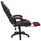 Hoffree Extra Large Massage Gaming Chair Ergonomic Office PC Chair with Footrest & Adjustable