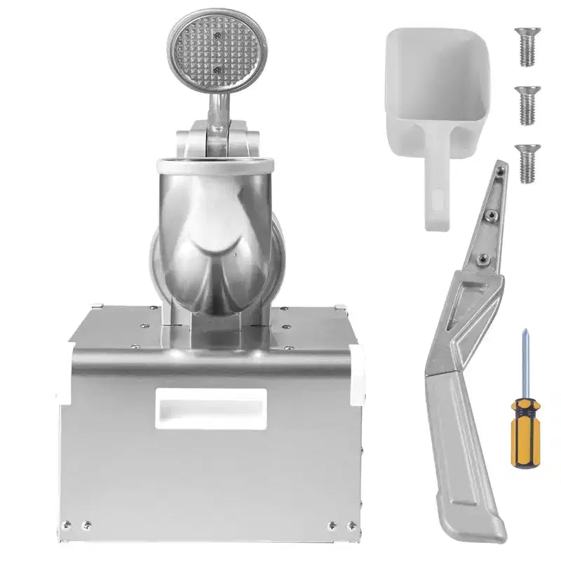 VEVOR Ice Crushers Machine, 661lbs Per Hour Electric Snow Cone Maker with 4 Blades, Stainless Steel Shaved Ice Machine with Cover
