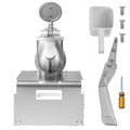 VEVOR Ice Crushers Machine, 661lbs Per Hour Electric Snow Cone Maker with 4 Blades, Stainless Steel Shaved Ice Machine with Cover