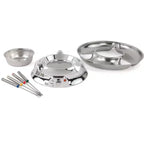 Nostalgia 10-Ounce Electric Fondue Party Set, Stainless Steel