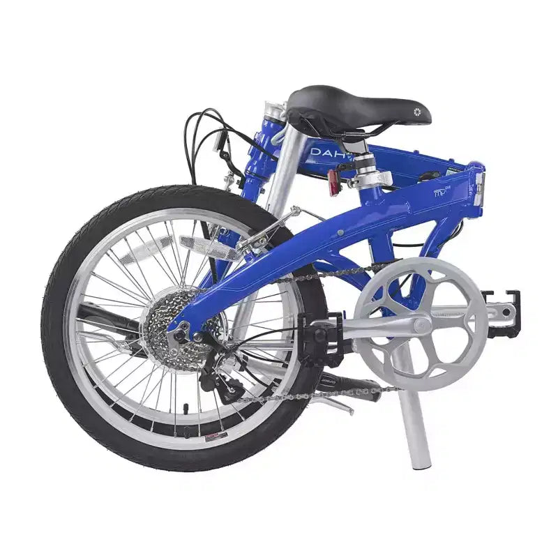 Vélo pliant Dahon MU D8 avec freins en V DAHON personnalisés (bleu brillant)
