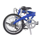 Vélo pliant Dahon MU D8 avec freins en V DAHON personnalisés (bleu brillant)