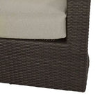 Fauteuils de club pivotants d'extérieur en osier Christopher Knight Home Darius avec coussin (lot de 2)