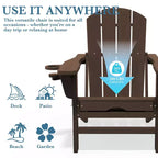 Fauteuil de patio Hyleory 3 positions avec ottoman rétractable et porte-gobelet/téléphone