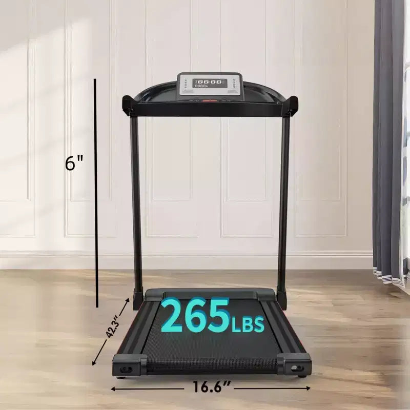 NAYSAYE Treadmill with Adjustable Incline and Wider Running Belt for Home or Gym Use, Black, 16.6*6*42.3