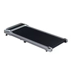 NAYSAYE Portable Under Desk Treadmill 8 Degree Incline for Home and Office, Black and Silver, 45.7*19.1*4.2