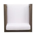Fauteuils de jardin Cascada en bois d'acacia avec coussins GDFStudio (Lot de 2)