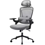 Okak High-Back Ergonomic Office Chair with Adjustable Lumbar Support, Gaming Chair with Mesh Headrest, Computer Chair for Home, Office