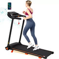 Folding Treadmill for Home, 2.5HP Quiet Motor, Incline, Heart Rate Sensor, USB Charge, Bluetooth Speaker, 6 Shock-Absorbing, 300lbs Capacity