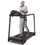 Redliro Walking Treadmill for Seniors with Long Handrails, Foldable Incline Treadmil, 265lbs Compact Treadmill for Home Exercise