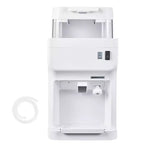 VEVOR Commercial Ice Shaver Crusher, 220lbs Per Hour Electric Snow Cone Maker with 8L Ice Cube Box, 350W 1500RPM Tabletop Shaved Ice Machine, White