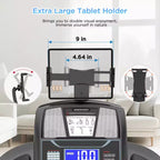 Treadmill Clearance,Treadmill on Sale,4.5HP Foldable Treadmill with 20 Levels Auto Incline, Portable Treadmill for Home Use,71 Programs