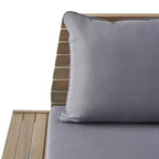 Chaise de club sans accoudoirs de style bohème TUYOHW, chaises de piscine en forme de A pour jardin, véranda et arrière-cour, fauteuil rembourré, mobilier de patio rustique