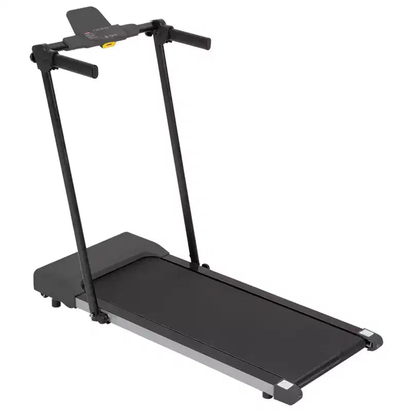 Okak Lightweight Folding Treadmill with Arms, Portable Treadmill with LED Screen, Walking Pad Treadmill for Home and Office Use