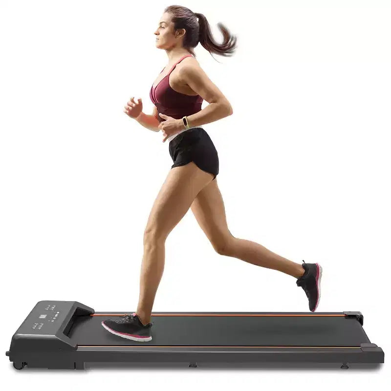 Tapis de marche Okak avec écran LED et télécommande, tapis de course de 2,5 CV sous le bureau, tapis roulant portable pour la maison, le bureau, noir