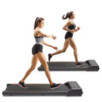 Tapis de marche Okak avec écran LED et télécommande, tapis de course de 2,5 CV sous le bureau, tapis roulant portable pour la maison, le bureau, noir