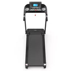 Okak Foldable Treadmill with Incline and 5IN LCD Screen, Portable Treadmill with Bluetooth Music, Walking Pad for Man, Women, Black