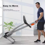 Easy Folding Treadmill for Home Use, 2.5HP Electric Running, Jogging & Walking Machine with Device Holder & Pulse Sensor, 3-Level Incline Adjustable