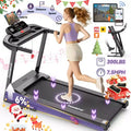 Treadmill on Sale,Treadmills Clearance, Folding Electric Running Walking Treadmill, Portable Treadmill for Home Use, 7.5 MPH, Smart Apps