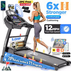 Treadmill on Sale, Treadmills clearance 5.0HP Folding Treadmill for Home with 20 Auto Incline,Foldable Electric Treadmill Running Machine