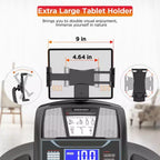 4-in-1 Treadmill with 20% Incline, Portable folding Treadmill, Foldable Treadmills for Home and Office, 4.5 HP Quiet Treadmill with 300 LBS Capacity