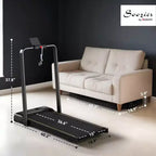 Tapis roulant pliable pour la maison avec inclinaison Moteur silencieux de 2 CV Tapis de course compact avec écran LED