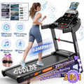 20% Auto Incline Treadmill,5.1HP Folding Treadmill 400lb Capacity,105 Program,12MPH Speed, APP Control for Personalized Workout, Jogging Walking Home